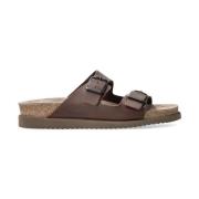 Mephisto Premium Brun Kork Sandal Harmony Brown, Dam