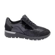 Waldläufer Breda Damsneakers - Svart Black, Dam