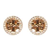 Tory Burch Pave Stud Örhänge Yellow, Dam