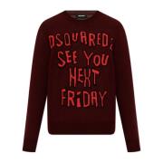 Dsquared2 Tröja med logotyp Red, Herr