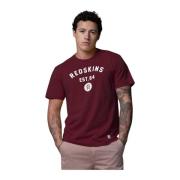 Redskins Tryckt Logotyp T-shirt - Rött Red, Herr