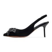 Cesare Gaspari Svarta Mocka Högklackade Pumps Black, Dam