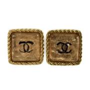 Chanel Vintage Pre-owned Metall rhngen Yellow, Dam