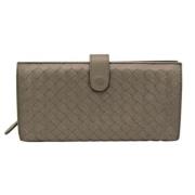 Bottega Veneta Vintage Pre-owned Laeder plnbcker Gray, Dam