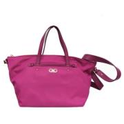 Salvatore Ferragamo Pre-owned Pre-owned Laeder handvskor Pink, Dam