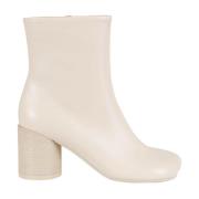 MM6 Maison Margiela Stilren Ankelboot Beige, Dam