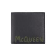 Alexander McQueen Laeder plnbcker Black, Herr