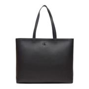 Calvin Klein Jeans Eco-Läder Toteväska Black, Dam