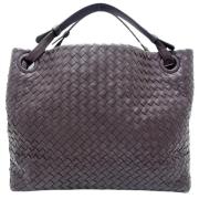 Bottega Veneta Vintage Pre-owned Laeder totevskor Brown, Dam