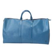 Louis Vuitton Vintage Pre-owned Laeder handvskor Blue, Dam