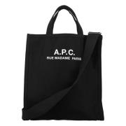 A.p.c. Återhämtning Tote Väska Black, Herr