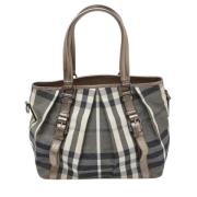 Burberry Vintage Pre-owned Tyg totevskor Multicolor, Dam