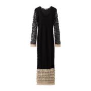 By Malene Birger Virka Maxi Klänning Black, Dam