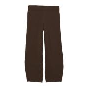 Proenza Schouler Lyxiga Cashmere-Blend Jogging Bottoms Brown, Dam