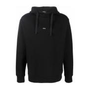 A.p.c. Svart Larry Sweatshirt med Logotyp Black, Herr