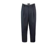 A.p.c. Morot Passform Ull Bomull Chinos Black, Herr