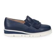 Sangiorgio Blå Frans Tassel Slip-On Sneakers Blue, Dam