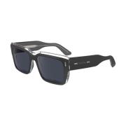 Calvin Klein Svarta Solglasögon Ck23538S-001 Black, Herr