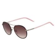 Karl Lagerfeld Mode Solglasögon Brun Gradient Linser Red, Unisex