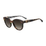 Moschino Stiliga solglasögon med tonade linser Brown, Dam