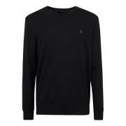 Ralph Lauren Marinblå Stickad Sweatshirt Blue, Herr