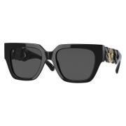 Versace Stiliga solglasögon med mörkgrå linser Black, Dam