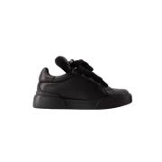 Dolce & Gabbana Laeder sneakers Black, Herr