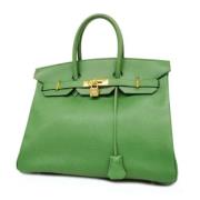 Hermès Vintage Pre-owned Laeder handvskor Green, Dam