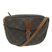 Louis Vuitton Vintage Pre-owned Canvas axelremsvskor Brown, Dam