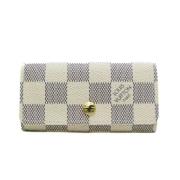 Louis Vuitton Vintage Pre-owned Canvas nyckelhllare Beige, Dam