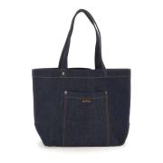 A.p.c. Tote Bags Blue, Dam