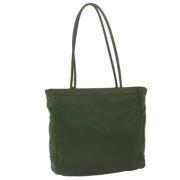 Prada Vintage Pre-owned Nylon totevskor Green, Dam