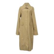 Burberry Vintage Pre-owned Bomull ytterklder Beige, Dam