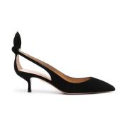 Aquazzura Svart Slips Högklackad Sko Black, Dam