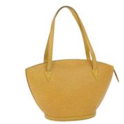 Louis Vuitton Vintage Pre-owned Laeder axelremsvskor Yellow, Dam