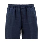 Aspesi Blå Shorts Modell Cq15 Blue, Herr