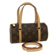 Louis Vuitton Vintage Pre-owned Canvas handvskor Brown, Dam