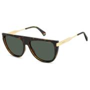 Polaroid Dark Havana Green Sunglasses Brown, Dam