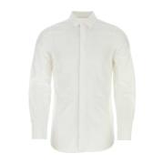 Jil Sander Klassisk Vit Poplin Skjorta White, Herr