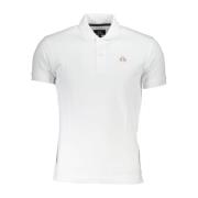 La Martina Slim Fit Polo med Kontrastdetaljer White, Herr