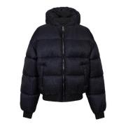 Balmain PB Labyrinth jacquard nylon puffer jacka Black, Herr