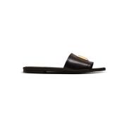 Balmain Dafne PB mules i kalvskinn Black, Dam