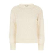 Dondup Stilfull Stickat Kollektion Beige, Dam