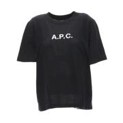 A.p.c. T-Shirts Black, Dam