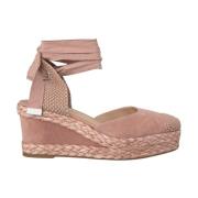 Alma EN Pena Flätad Läderkil Sandal Pink, Dam