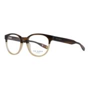 Ted Baker Brun Oval Plastiska Optiska Bågar Brown, Herr