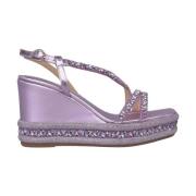 ALMA EN PENA Stenprydd Kil Sandal Purple, Dam