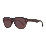 Ermenegildo Zegna Brun Trapezium Solglasögon Brown, Herr