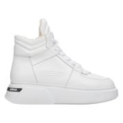 Estro Kvinnors Vita Mocka Högtopp Vintersneakers ES8 Er00112332 White,...