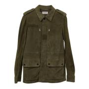 Yves Saint Laurent Vintage Pre-owned Mocka ytterklder Green, Herr